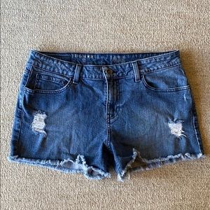 Vans Cut Off Jean Shorts